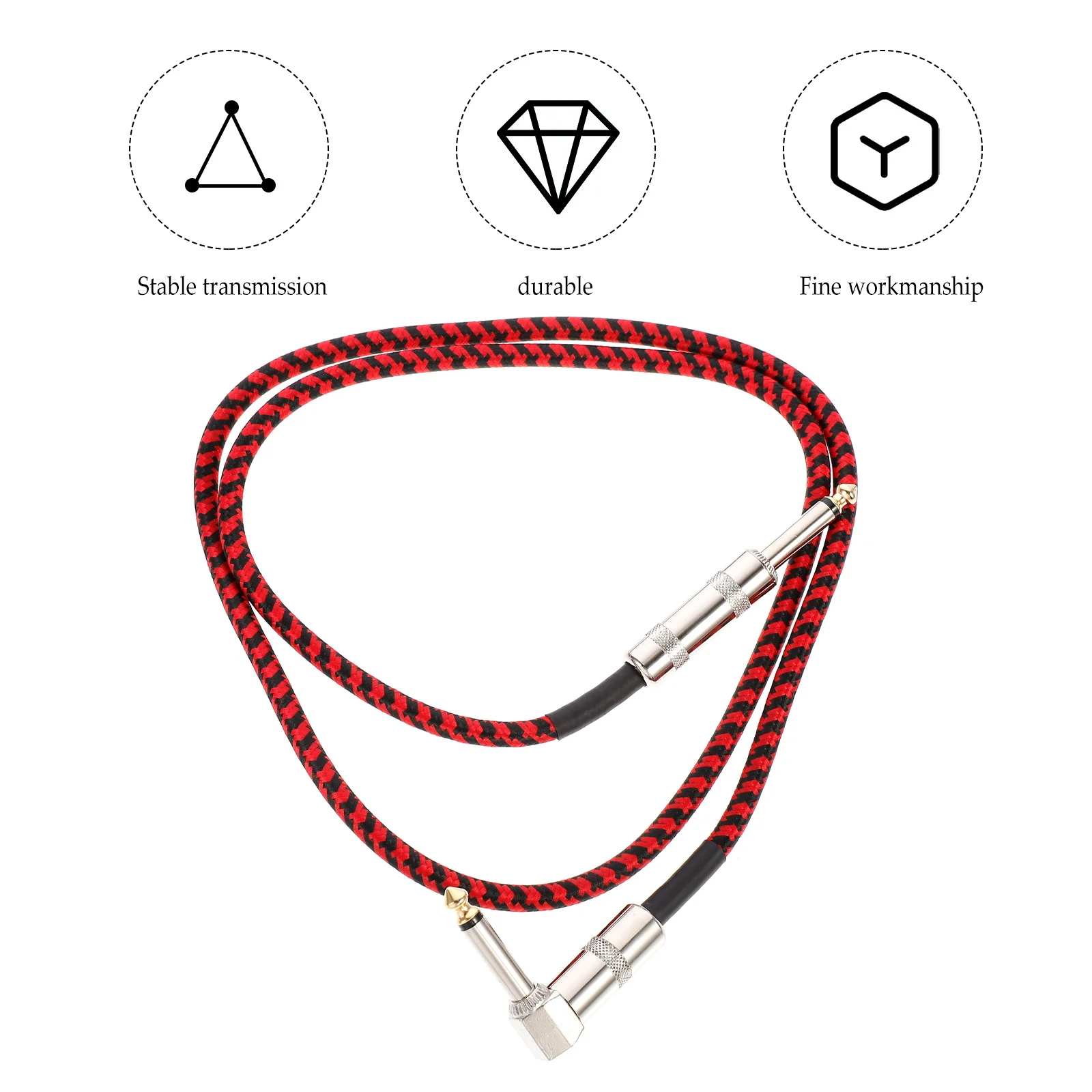 

Professional Guitar Audio Cable Cord Electric Connecting Wire Durable Stereo Sound Transmission For Mobile Phone Recording Stage