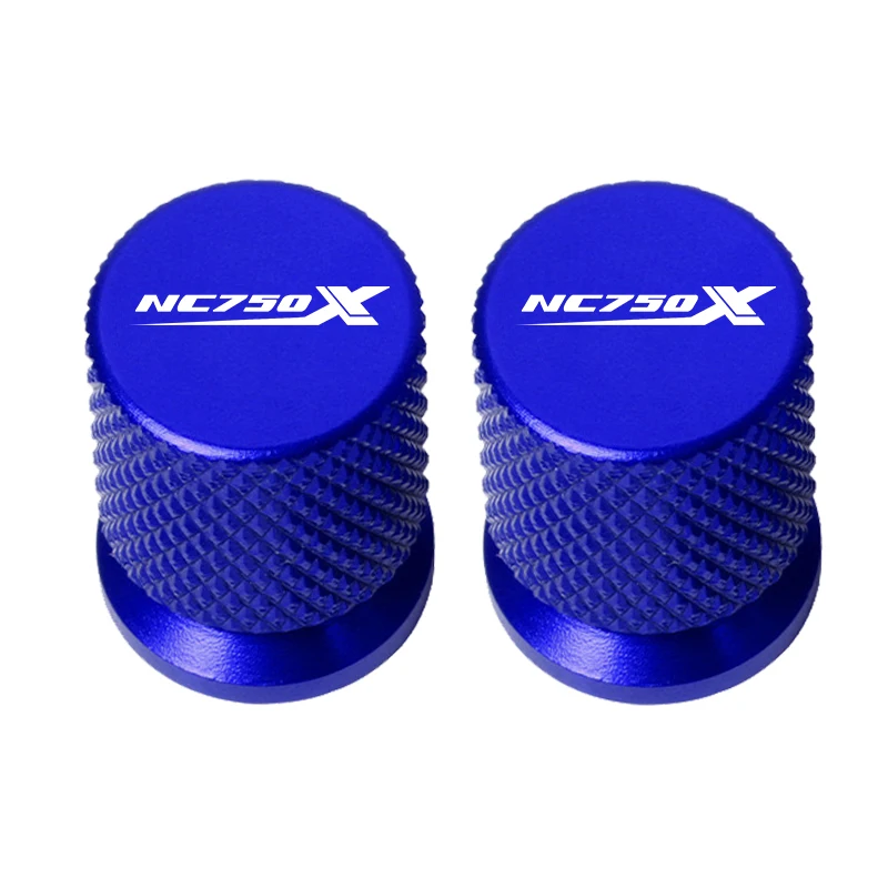 ฝาครอบวาล์วยางรถจักรยานยนต์ 2 ชิ้น ทำจากอลูมิเนียมอัลลอยด์ CNC สำหรับ HONDA NC750X NC 750X NC750 X ปี 2013-2024 2023 2022