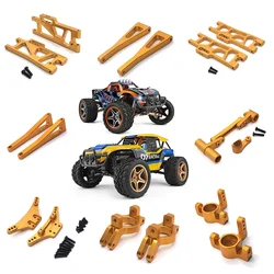WLtoys 12402-A 104009 RC Car Truck Gold All Metal Upgrade Parts Wheel Seat Tire Shock Absorbers Arm Chassis Reinforcement For