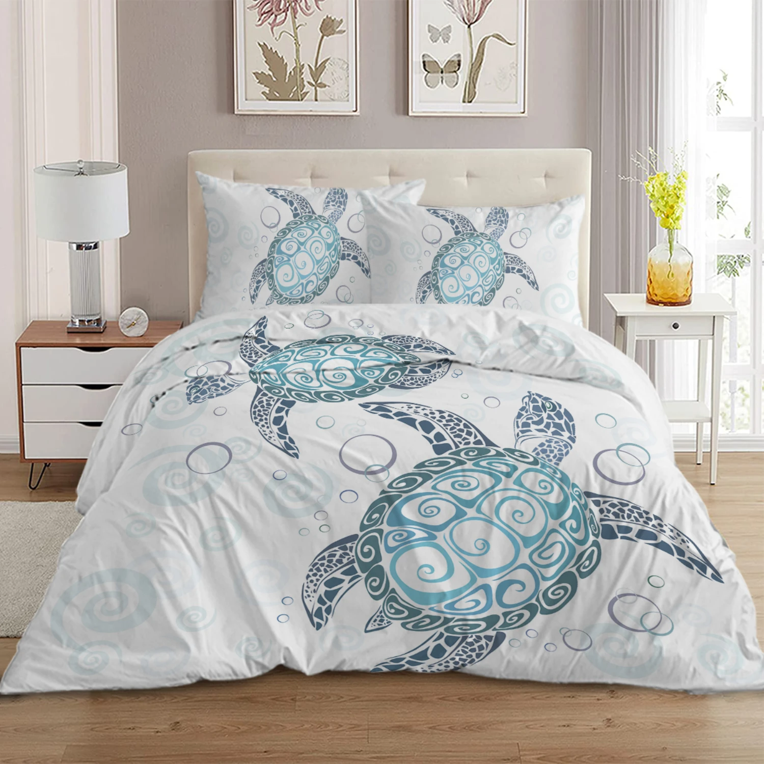 

Stunning Sea Turtle Bedding Collection Transform Your Bedroom into a Tranquil Haven with this Exquisite Ocean-Inspired Set Perfe