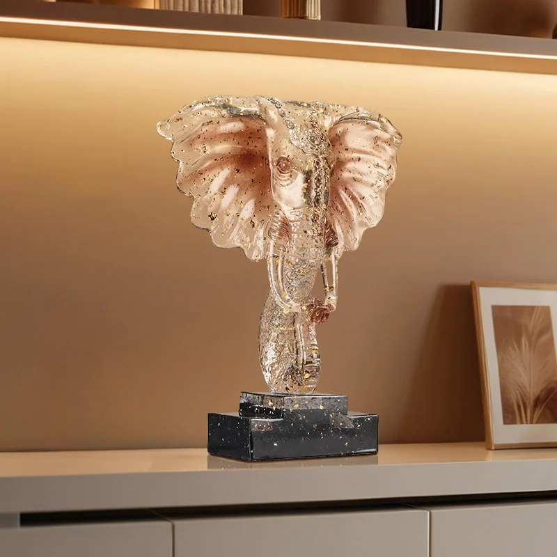 

Декор комнаты, статуетка, орнамент со слоном, шкаф для телевизора в гостиной, винный шкаф, прихожая, офисная настольная фигурка, украшение в подарок