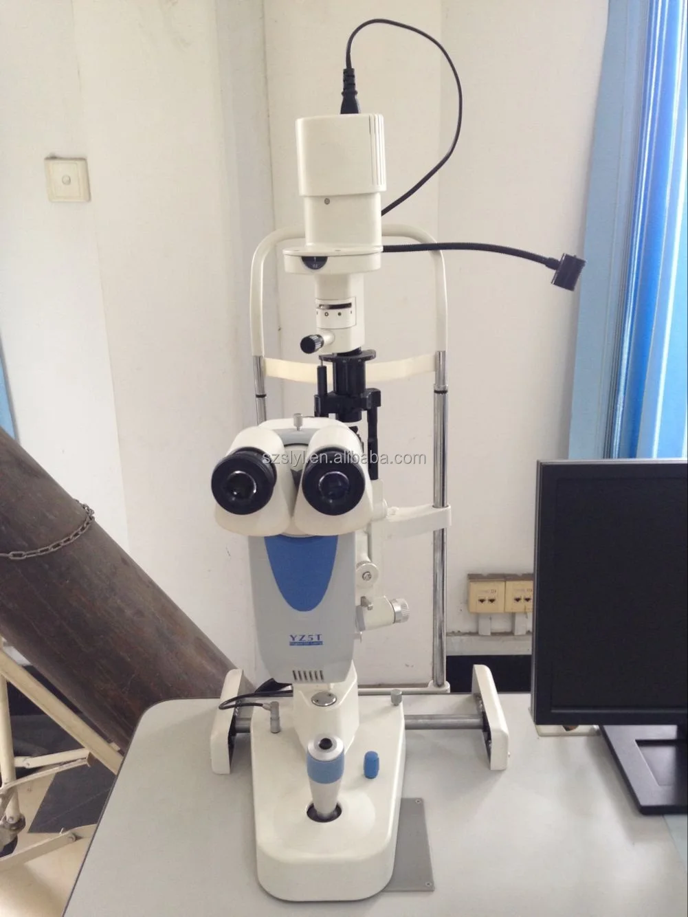 กล้องจุลทรรศน์แบบสลิตแลมป์ LED สำหรับจักษุวิทยา ระดับมืออาชีพ