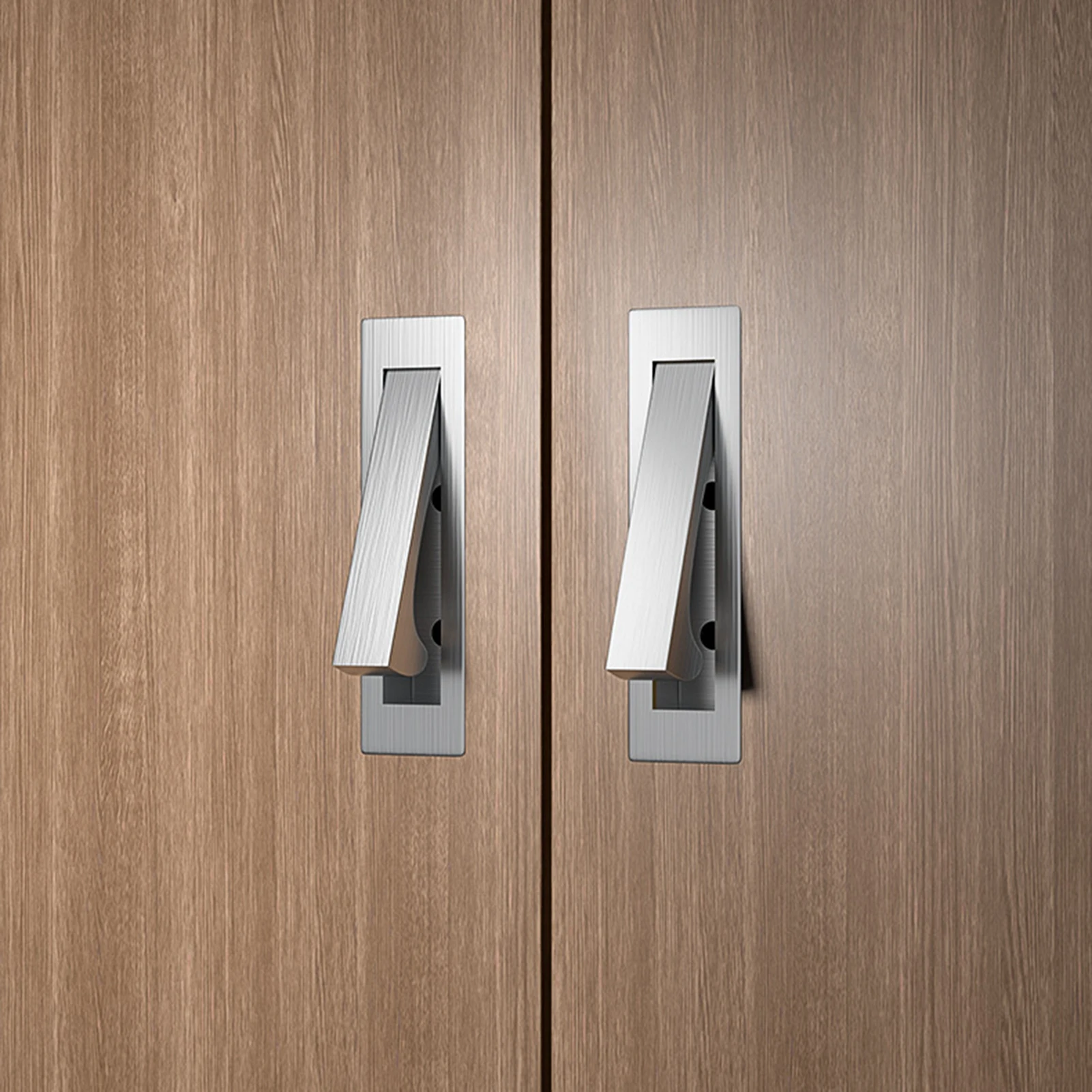 Cabinet Door Handle Stainless Steel Invisible Embedded Door Handle For Cabinet Cupboard Tatami-Drawer Home Decors