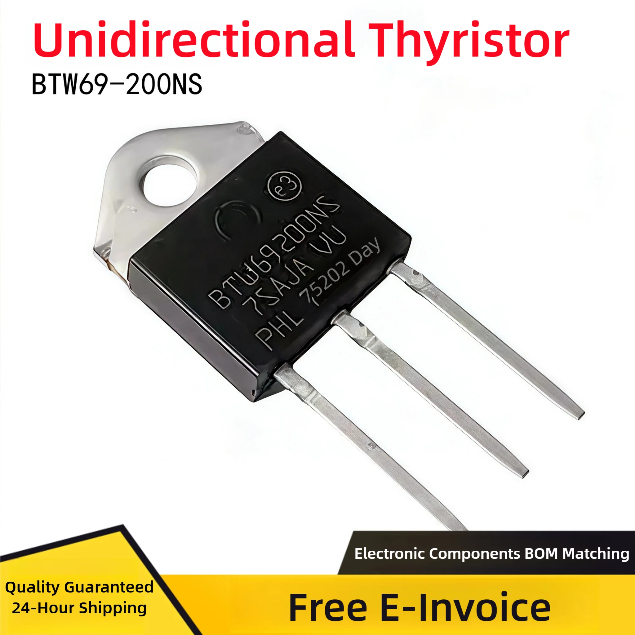 BTW69-200NS BTW69200NS BTW69-200 Unidirectional Thyristor 50A 200V TO3P Quality Guaranteed