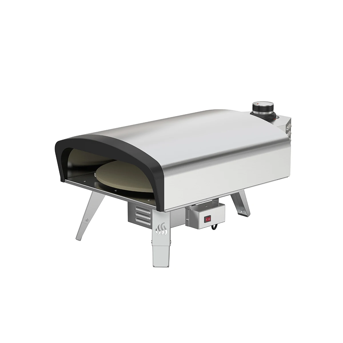 Pizza Oven With Stone Camping Stainless Steel Gas Oven Indoor Outdoor Pizza Oven With Pizza Shovel view 4