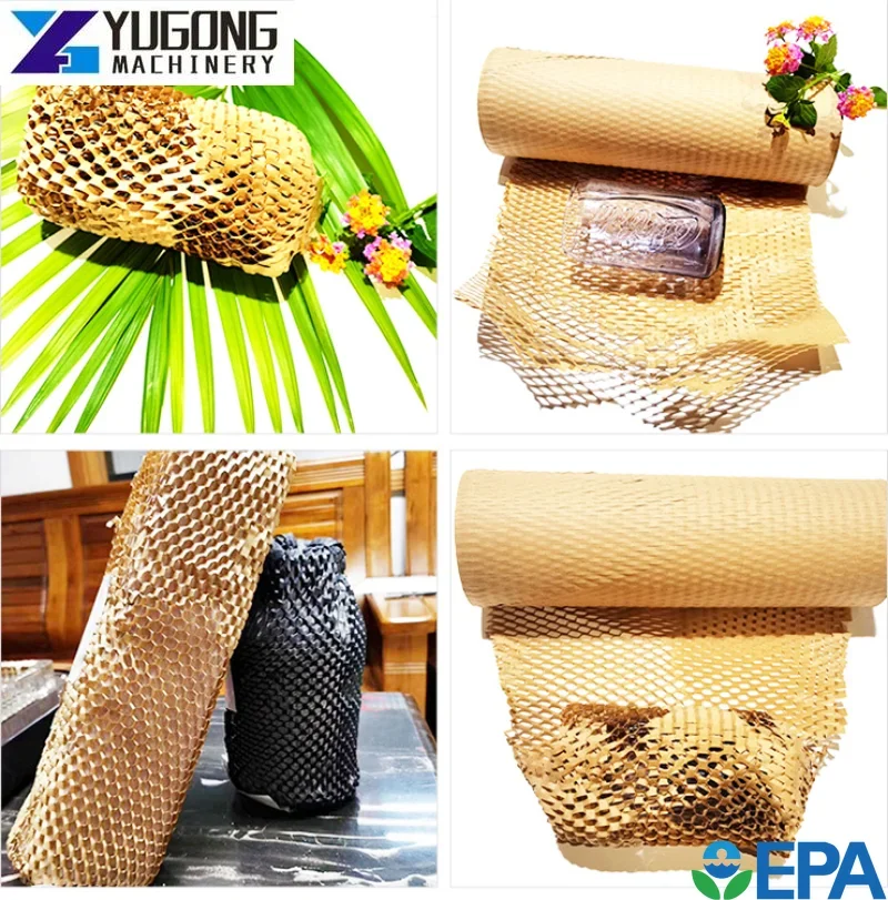 YG Paper Machine Honeycomb Paper Wrapping Cutting Making Machine Honeycomb Kraft Paper Bubble Board Wrap Produce Equipment Sale