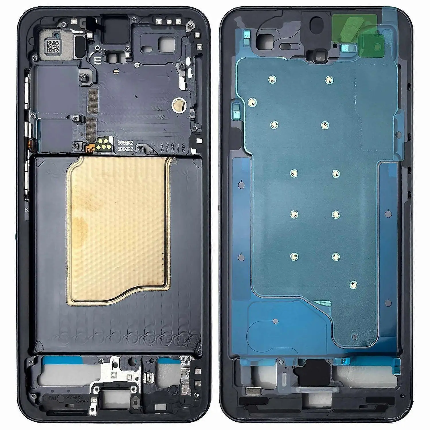for-samsung-galaxy-s25-s931b-global-version-oem-front-housing-frame-repair-part-without-logo--blue-black
