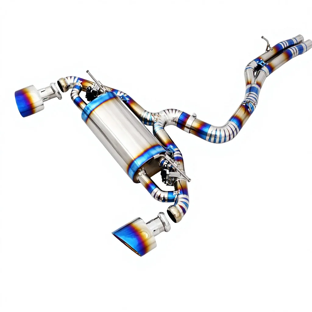 Catback Exhaust Pipes for TTRS Titanium Exhaust Pipe Muffler Escape System Supports Customization