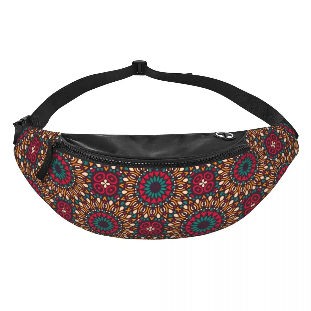 Kitenge Ankara Fanny Pack Vrouwen Mannen Afrikaanse Tribale Etnische Kunst Patronen Crossbody Heuptas Voor Reizen Fietsen Telefoon Geld Zakje