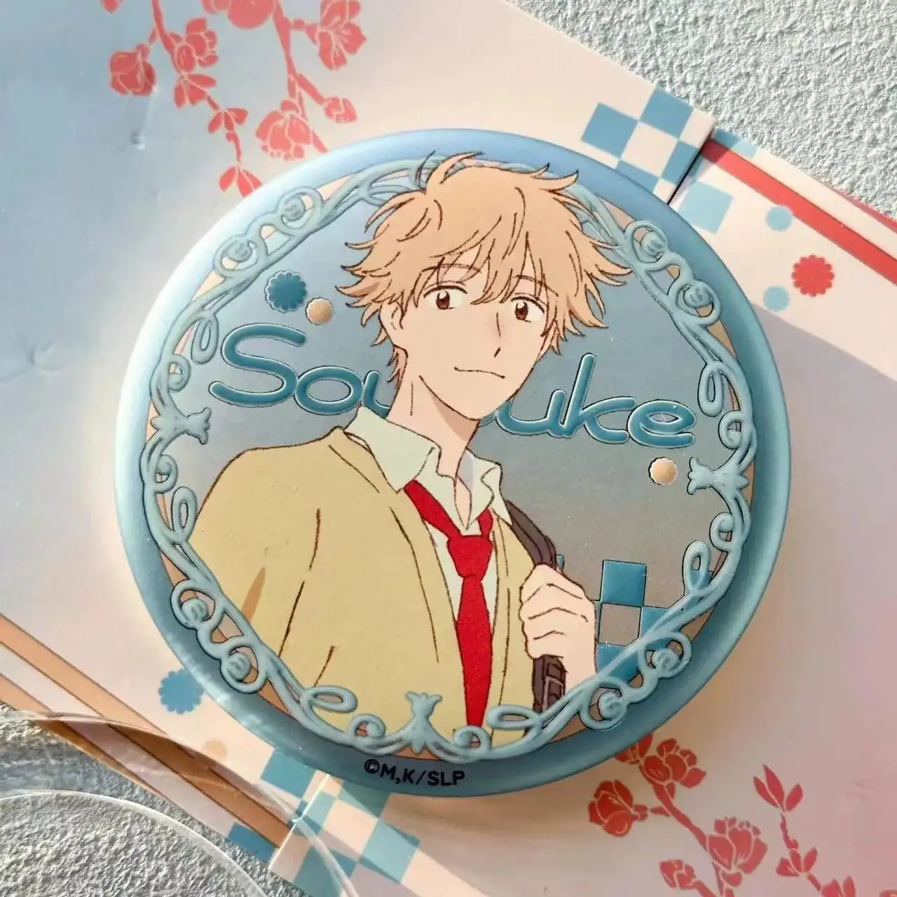 مجموعة شارات الرسوم المتحركة Skip and Loafer - دبابيس المينا لشخصية شيزوكو ميكورا وسوسوكي شيما الفاخرة (النمط الياباني)