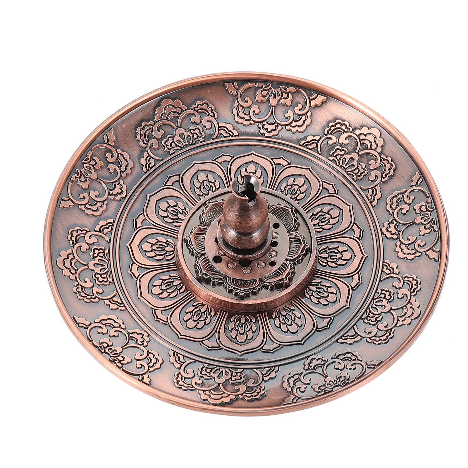 

1Set Incense Burner Tray Alloy Material Creative Arabian Style Decorative Home Aroma Holder for Living Room Office Hotel Tea