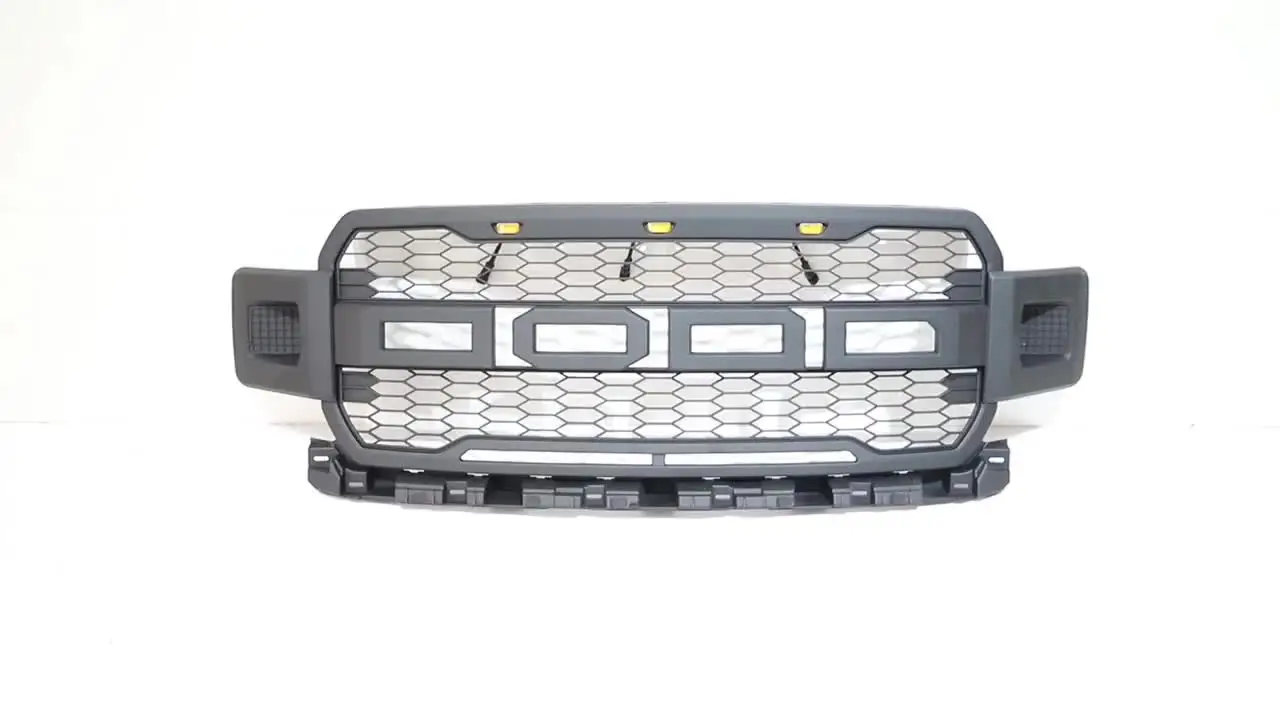 

direct factory pickup truck auto parts accessories wo led light 2018 front hood grille fit for ford f150