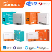 1-10PCS SONOFF Wifi Zigbee MINIR2 DUALR3 ZBMINI DIY Mini Smart Switch EWeLink APP Control Voice Control Via Alexa Google Home