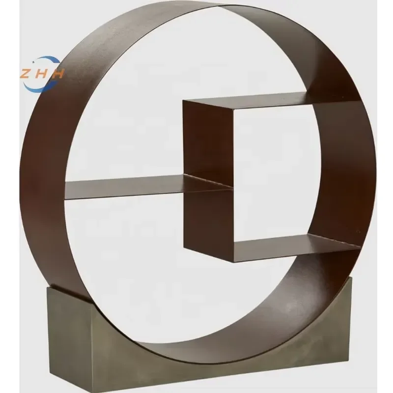 Classic Design Metal Firewood Storage Powder Coated for Floor Hanging or Shopping Mall Use Perfect with Bonsai
