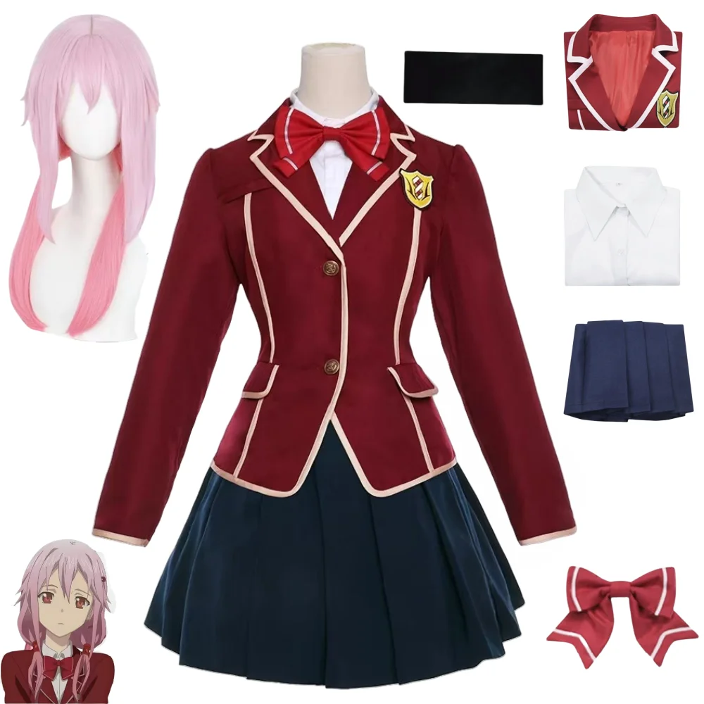 Anime Guilty Crown Yuzuriha Inori Cosplay Costume Lovely campus Halloween Christmas Christmas Eve Comic-Con Party Events