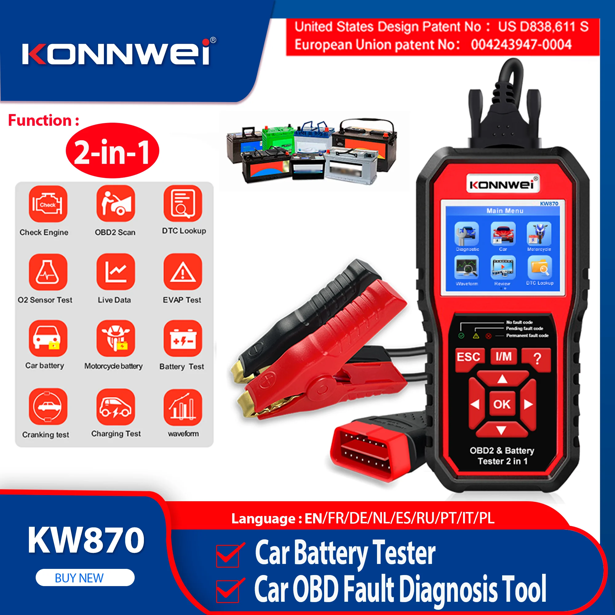 New Konnwei KW870 P… - image