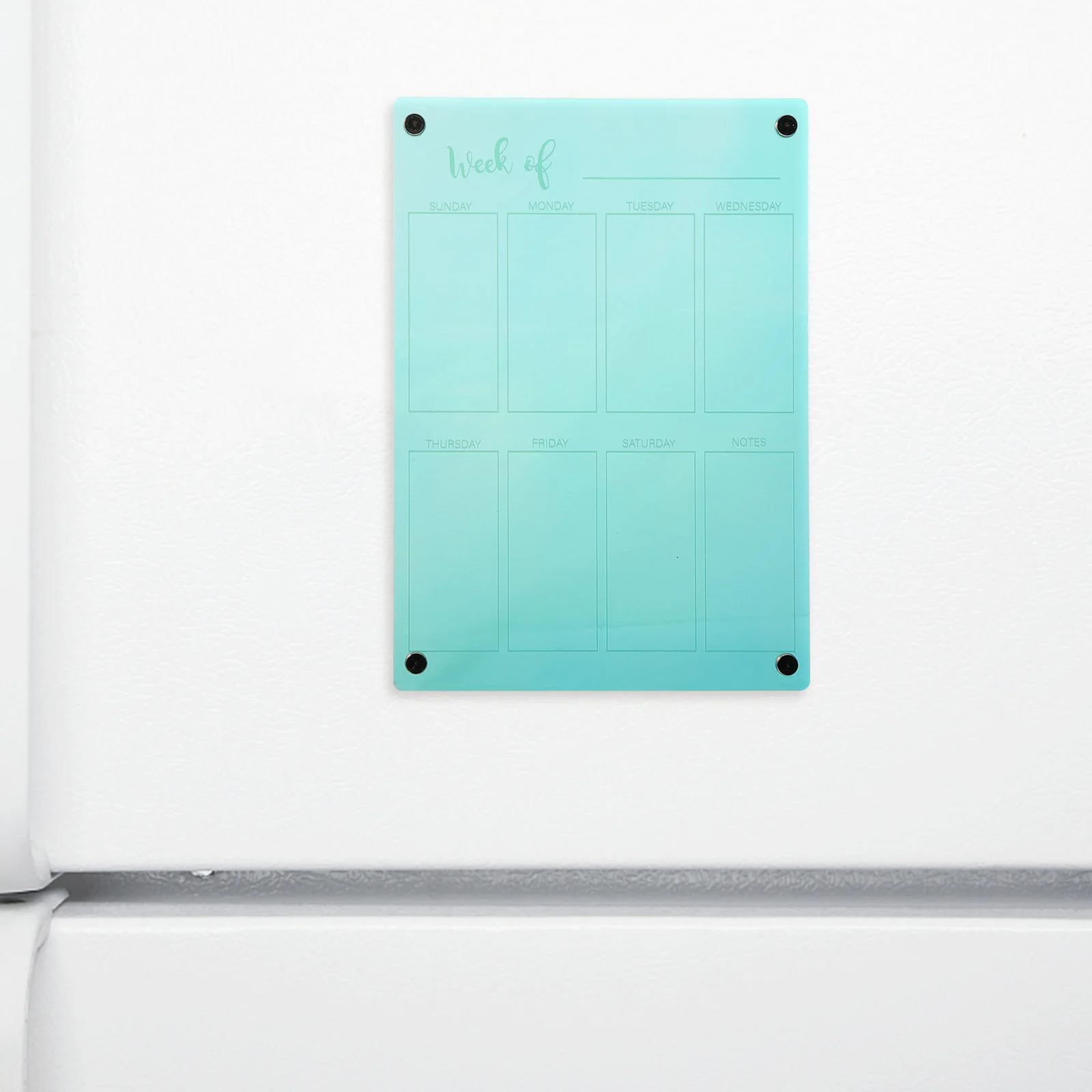 لوح مسح جاف لسطح المكتب من الأكريليك، لوحة طاولة مخططة للمذكرات المغناطيسية، جدول قائمة المهام، لوحات مسح جافة صغيرة للتخطيط اليومي #6