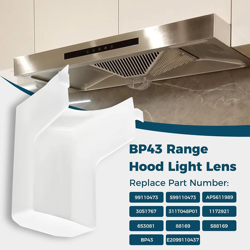 1/2 Pcs Range Hood Light Cover - High-Temperature, Easy To Clean 12x11x7cm Light Cover Kitchen Tools Gadgets Tools