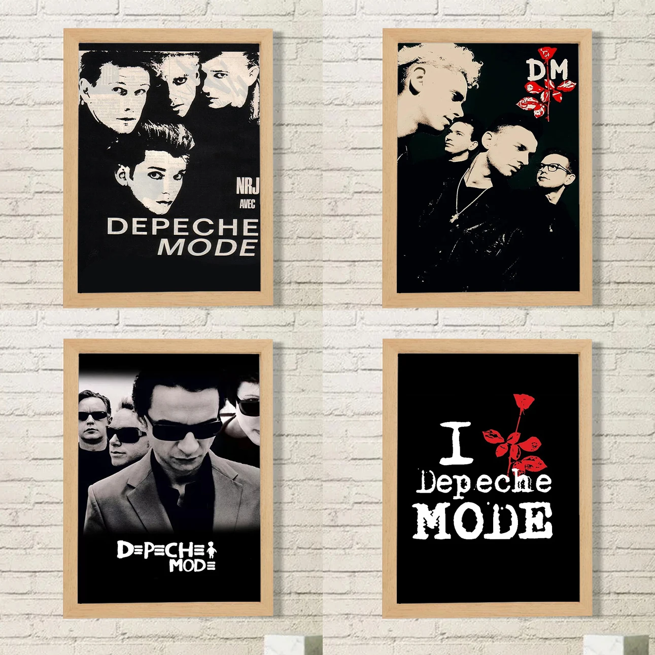 Depeches-Mode Canvas Singer Posters for Wall Decoration Painting Band Decorative Paintings Music Room Decor Poster Art Home