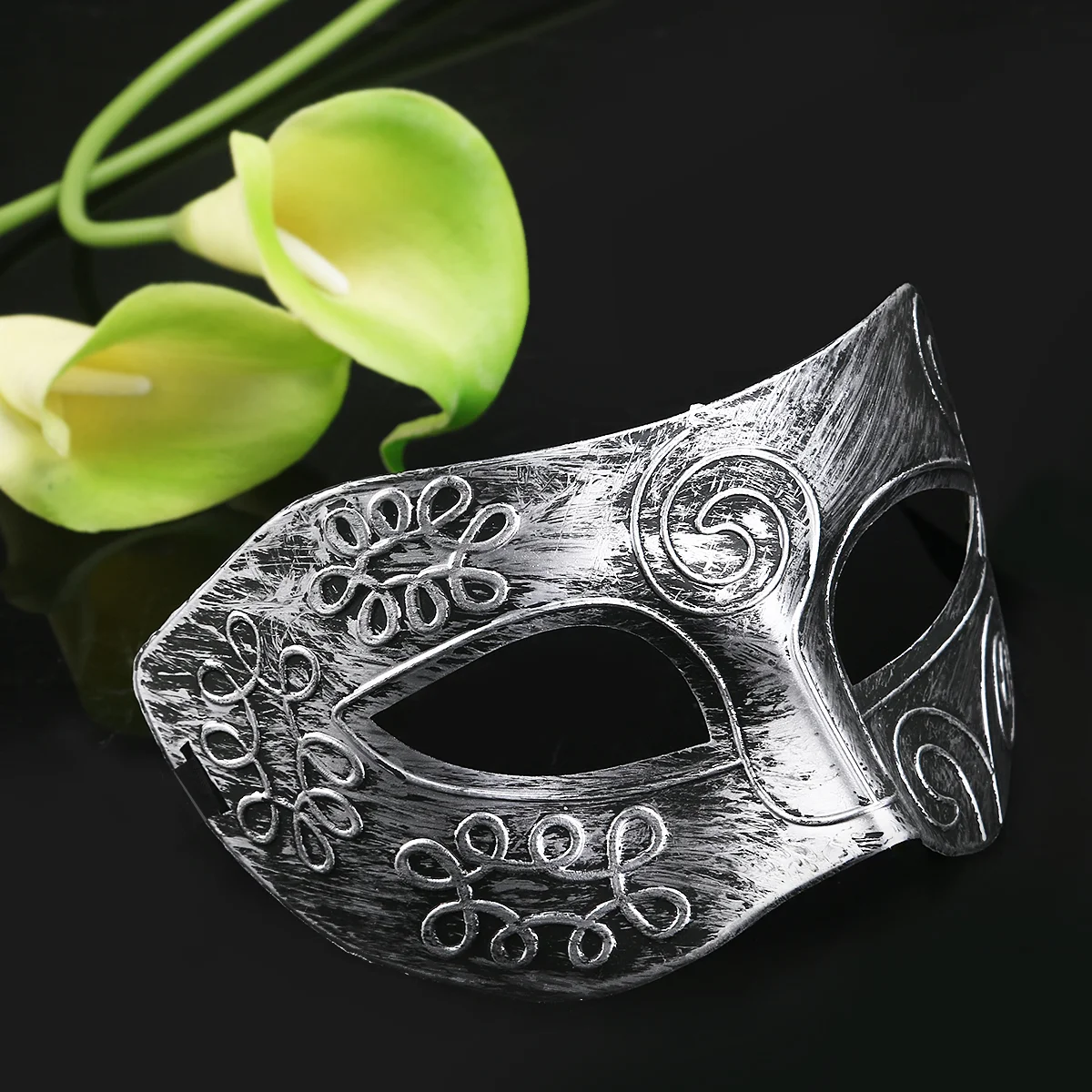 Крутая привлекательная маскарадная маска для лица в греческом римском стиле для мужчин 18 см x 9 см, пластиковое нарядное платье на Хэллоуин
