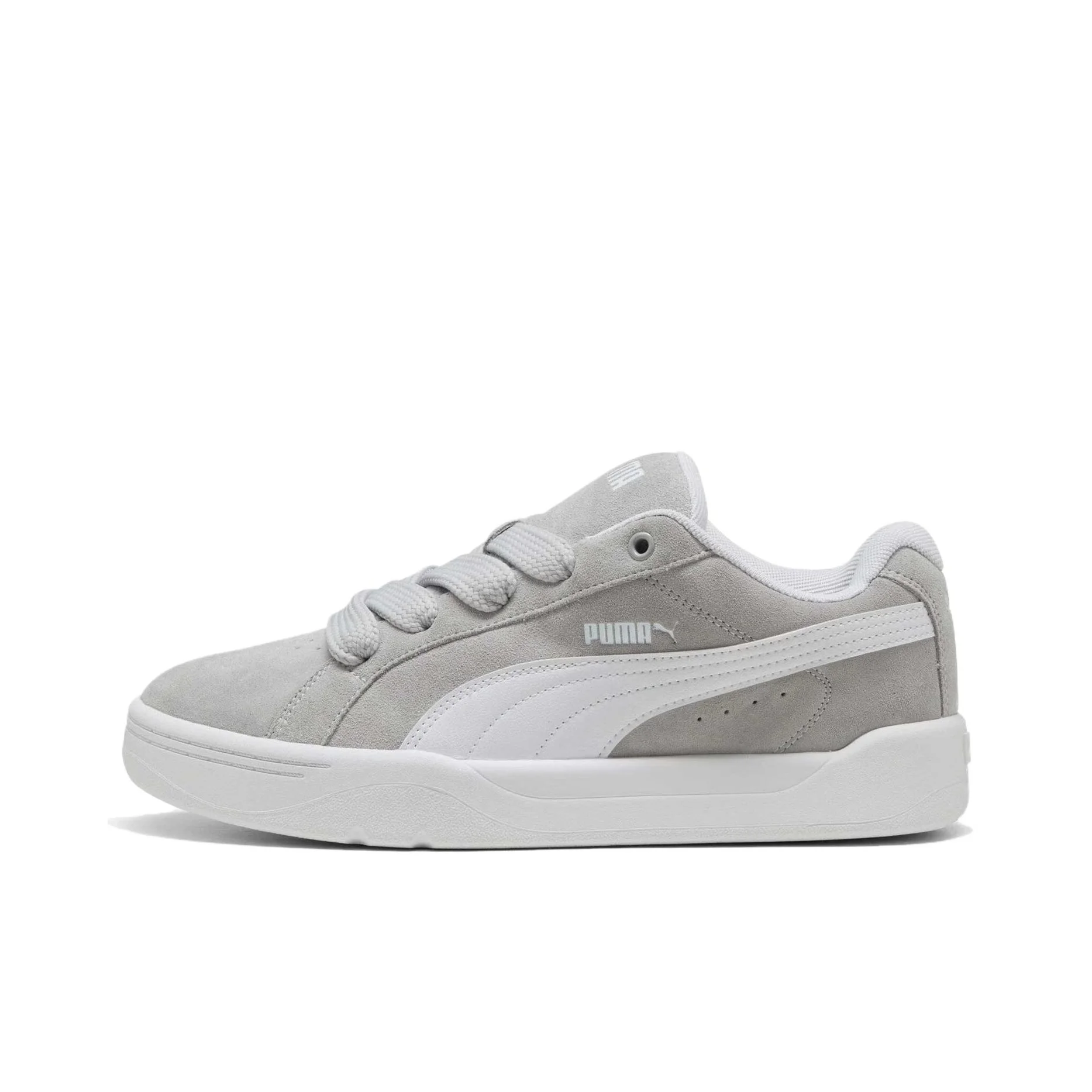 PUMA Park Lifestyle Abrasion Resistant Low top Skateboard Shoes Men's Gray 400707-02