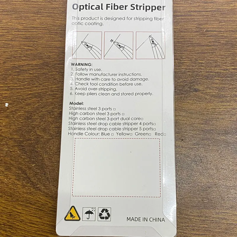 High Quality 4-in-1 Fiber Stripper Optical Fiber Stripper Multifunctional Stainless Steel FTTH Drop Cable Cutter 1 PCS