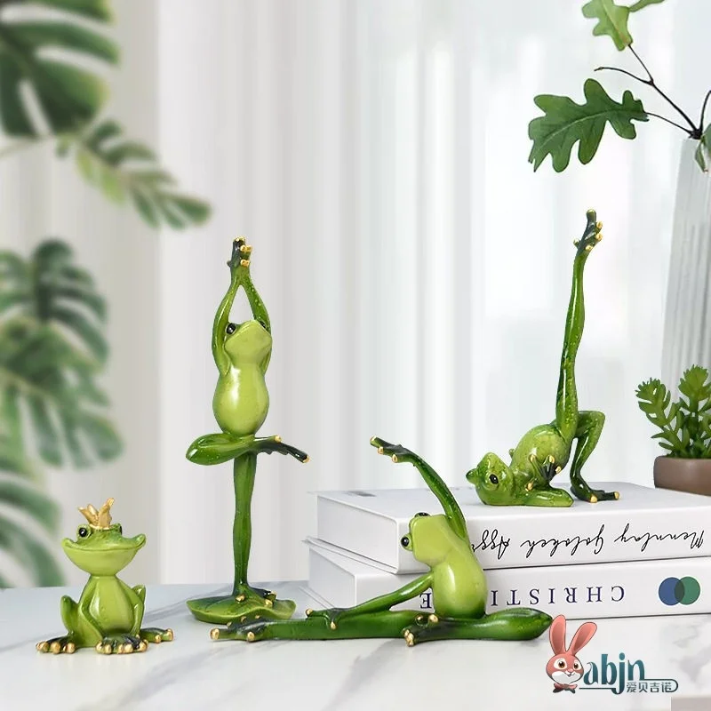 

Декоративные фигурки лягушек для йоги из смолы Zibo Boshan Luoying: украшения для ТВ-тумбы, винного шкафа, необычные подарки, предметы домашнего декора