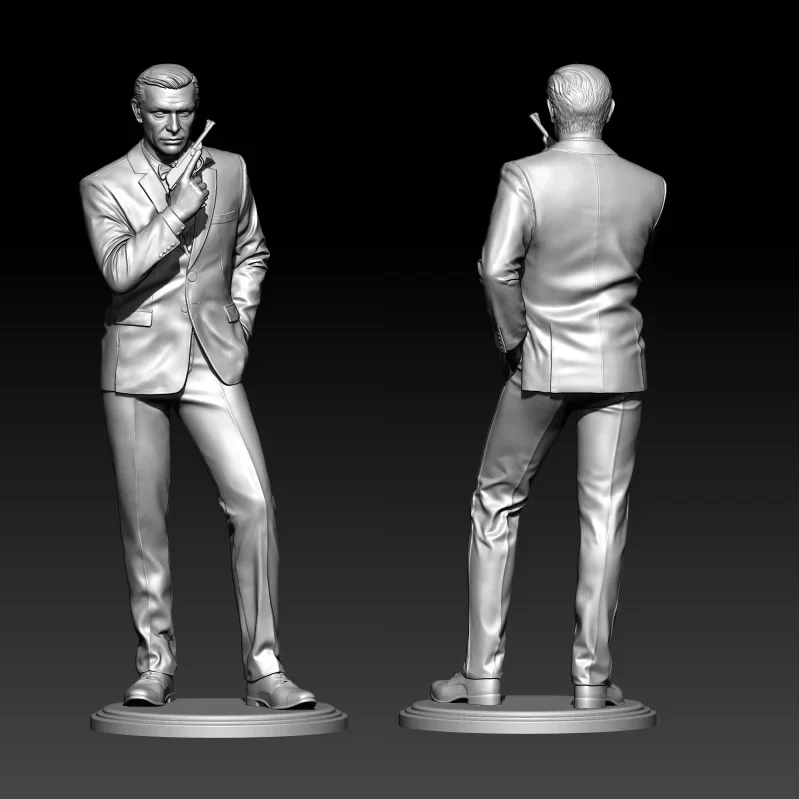 1/18 100mm 1/24 75mm Resin Model Kits Film 007 Ongeverfd Figuur Sculptuur Geschilderd RW-1074