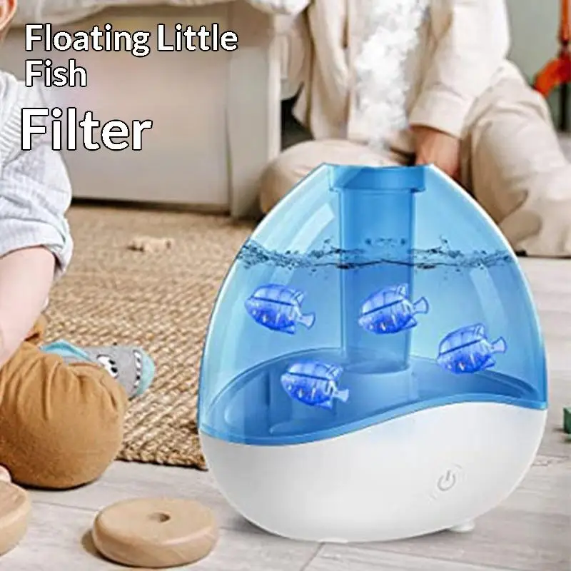 1Pcs Humidifier Cleaning Fish For Humidifiers & Fish Tanks, Humidifier Cleaner, Purifies Water, Prevents Hard Water Build Up