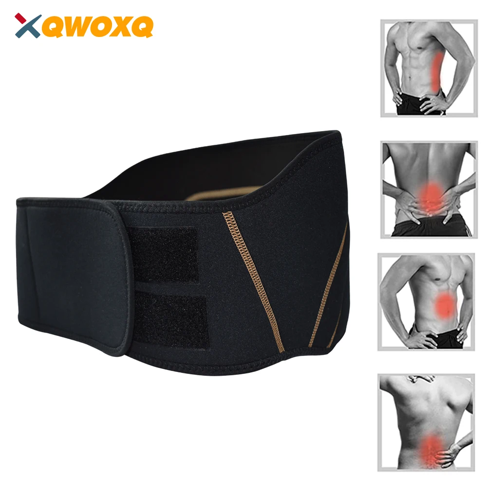 Copper Recovery Back Brace, Highest Copper Content Back Braces for Lower Back Pain Relief, Lumbar Waist Support Belt Fit for Men