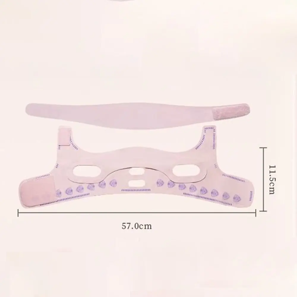 Maschera per il sonno portatile regolabile per scolpire il viso Maschera modellante elastica traspirante con linea a V Cura della pelle Cintura dimagrante Maschera per il rafforzamento Donna