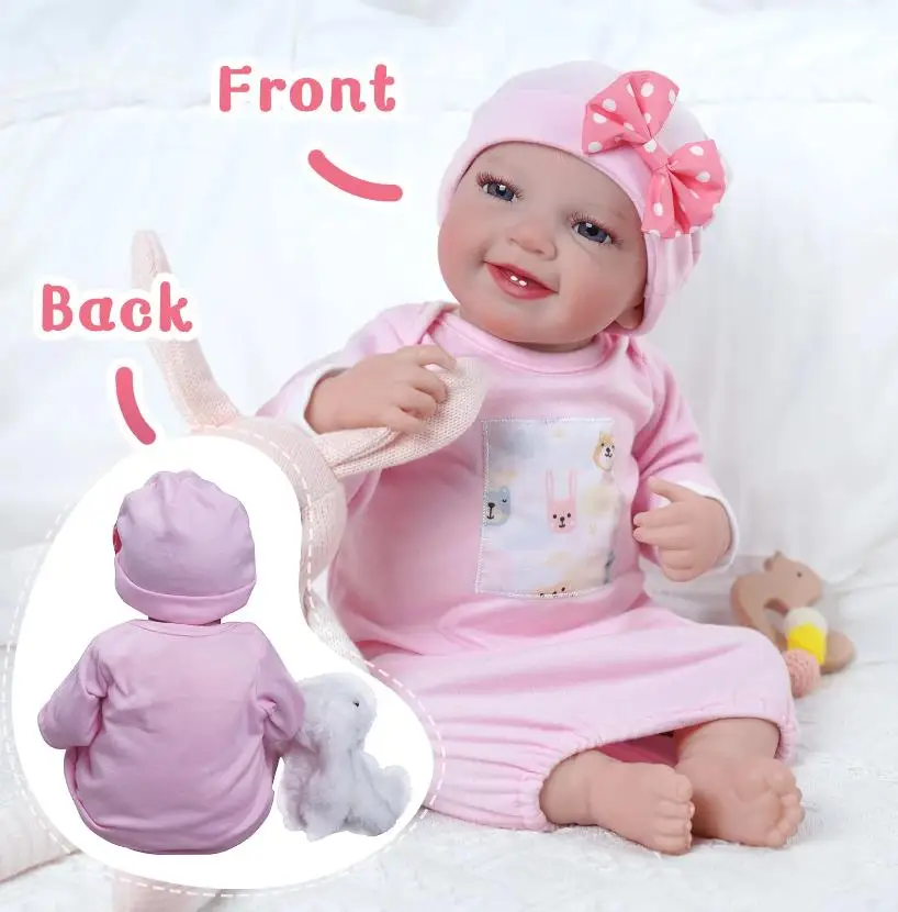 Leen Wholesale High Quality Lifelike Vinyl Baby Silicone Reborn Dolls Newborn Toddler Reborn Doll