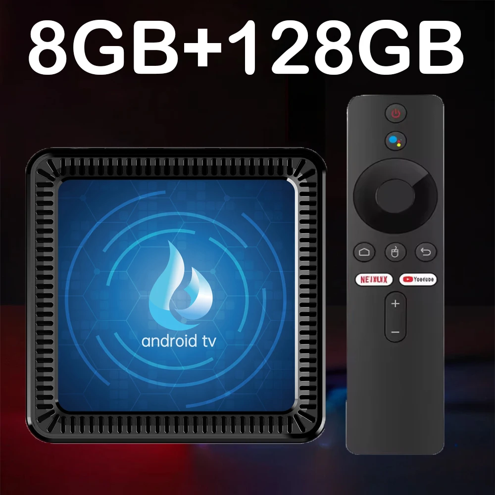 

TV Box Q17 Android 16 Smart TV Box Allwinner H313 Ram 4GB 8GB Rom 64GB 128GB Google Assistant Set Top Box 8K Media Player Fast