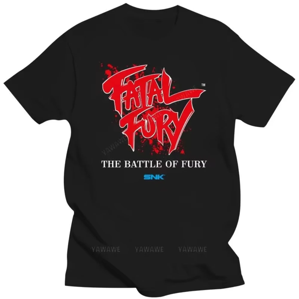 

2025 summer new Adult T Shirt tops teenager tee-shirt Fatal Fury Snk Neo Geo Vector Logo Short Sleeves Basic fashion T-shirt Tee