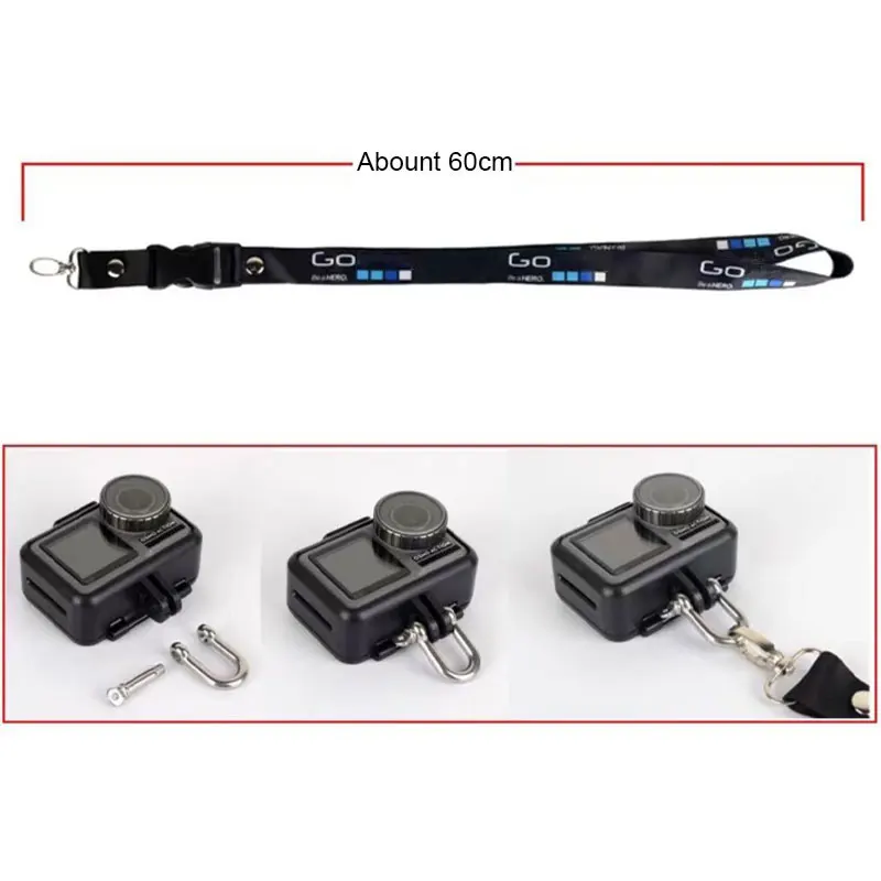 Neck Strap Lanyard For Gopro Hero 13 12 11 10 8 Action Sports Camera Detachable Sling Rope With Quick Release Buckle Accessories