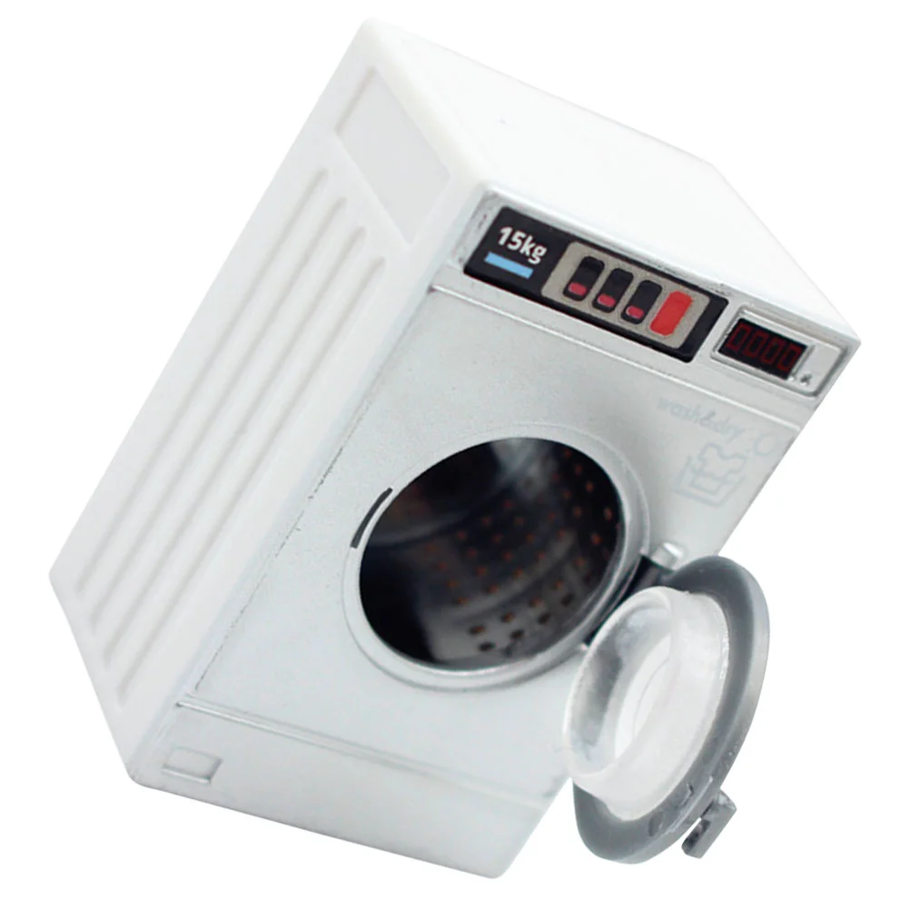 Mini Wasmachine Woonaccessoires Meubels Plastic Bureauornamenten Miniatuur