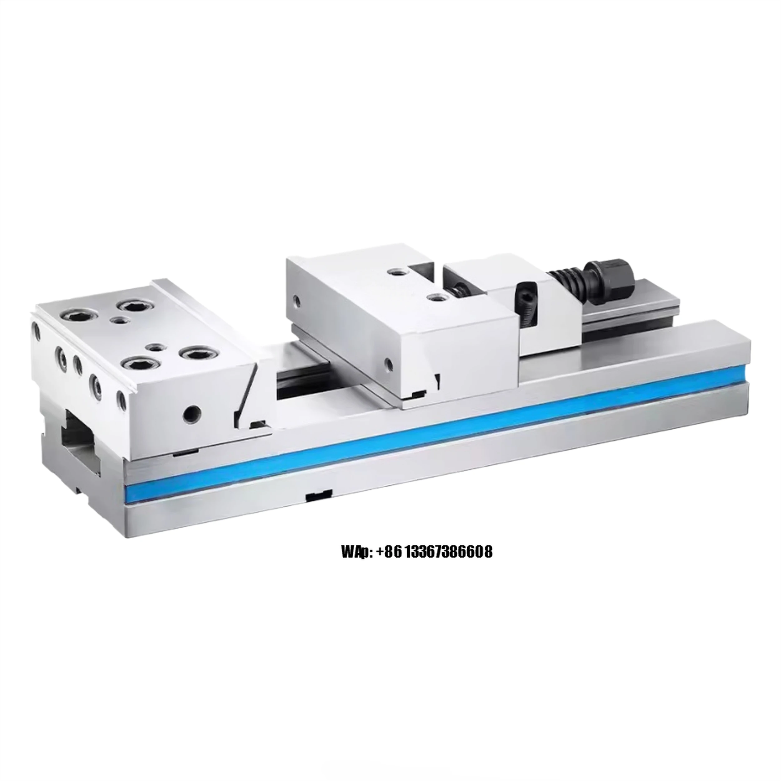 

0.01mm Precision CNC Machine Vise, 200mm Jaw Range, Quick Release Modular Design for Machining Center