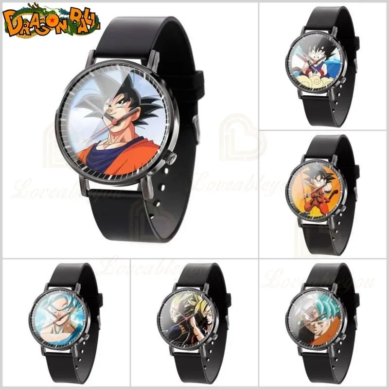 Dragon Son Goku Student Watch Men Women Pin Buckle Quartz Watch Anime Figures Boy Girls Sports Watch Christmas Gift