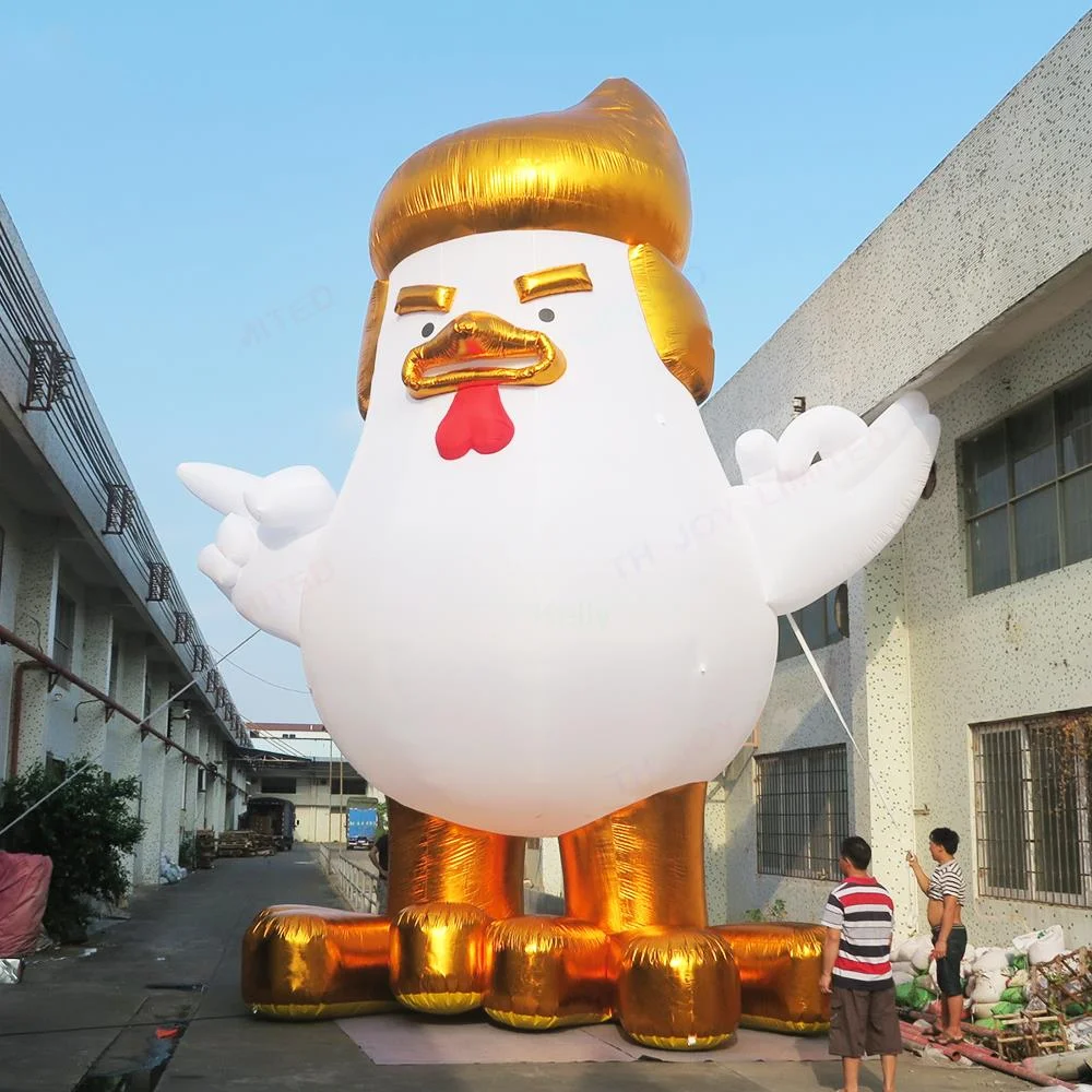 

Free Delivery outdoor activities advertising promotional Giant inflatable trump chicken model cartoon for sale