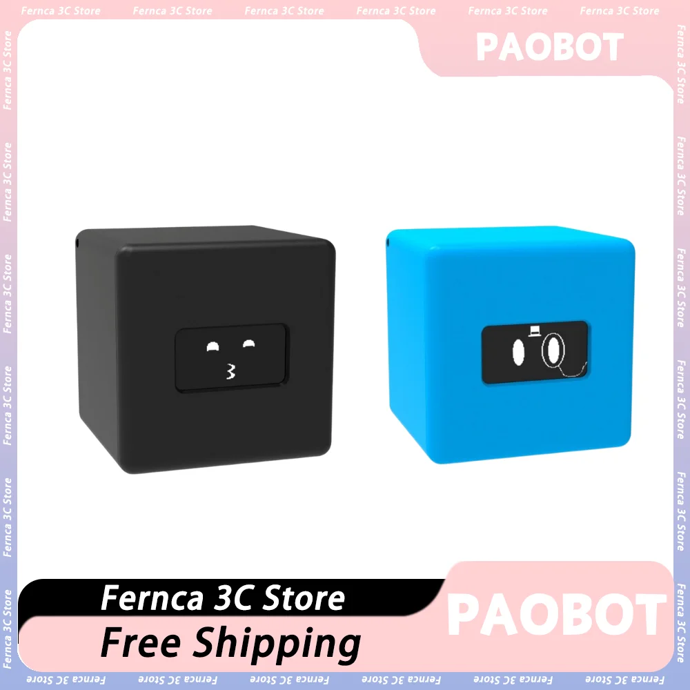 PAOBOT Emotional Interaction Robot Intelligent Companion Mini Robot Desktop Toy Electronic Pet Mini Robot Kids Gifts Custom