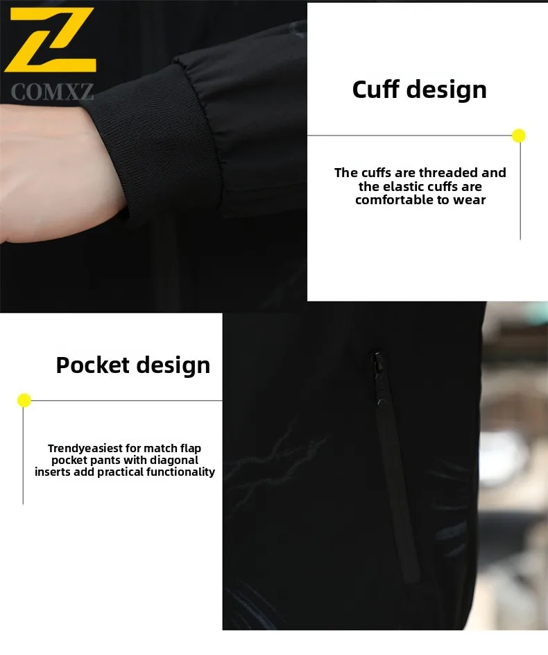 سترة EiAO للرجال سترة مميزة بقصة ضيقة معطف كاجوال للأعمال مقاوم للماء ومضاد للرياح ملابس مكتبية خارجية للتنزه والتخييم 2025 #5