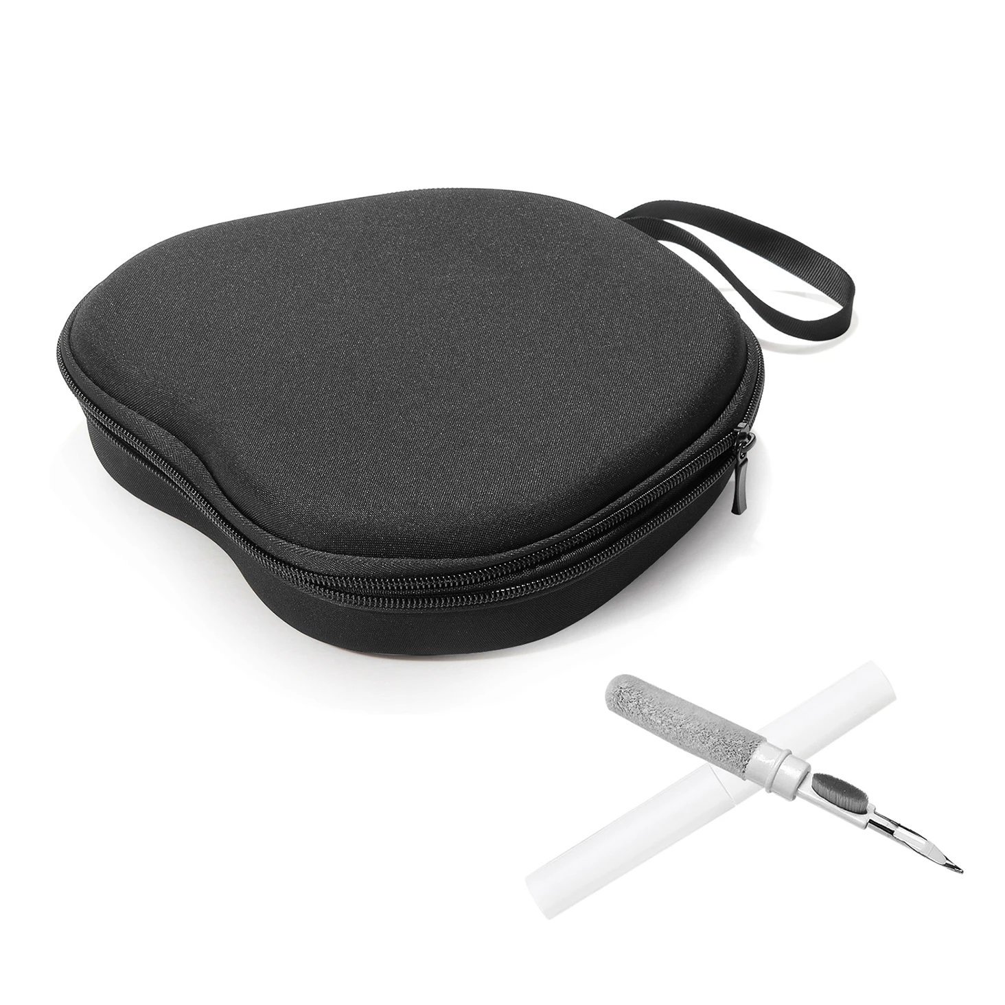For 1MORE SonoFlow SE Headphone Case EVA Hard Shell Storage Bag With Cleaning Pen Set - Black