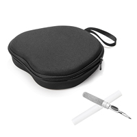 For 1MORE SonoFlow SE Headphone Case EVA Hard Shell Storage Bag With Cleaning Pen Set - Black