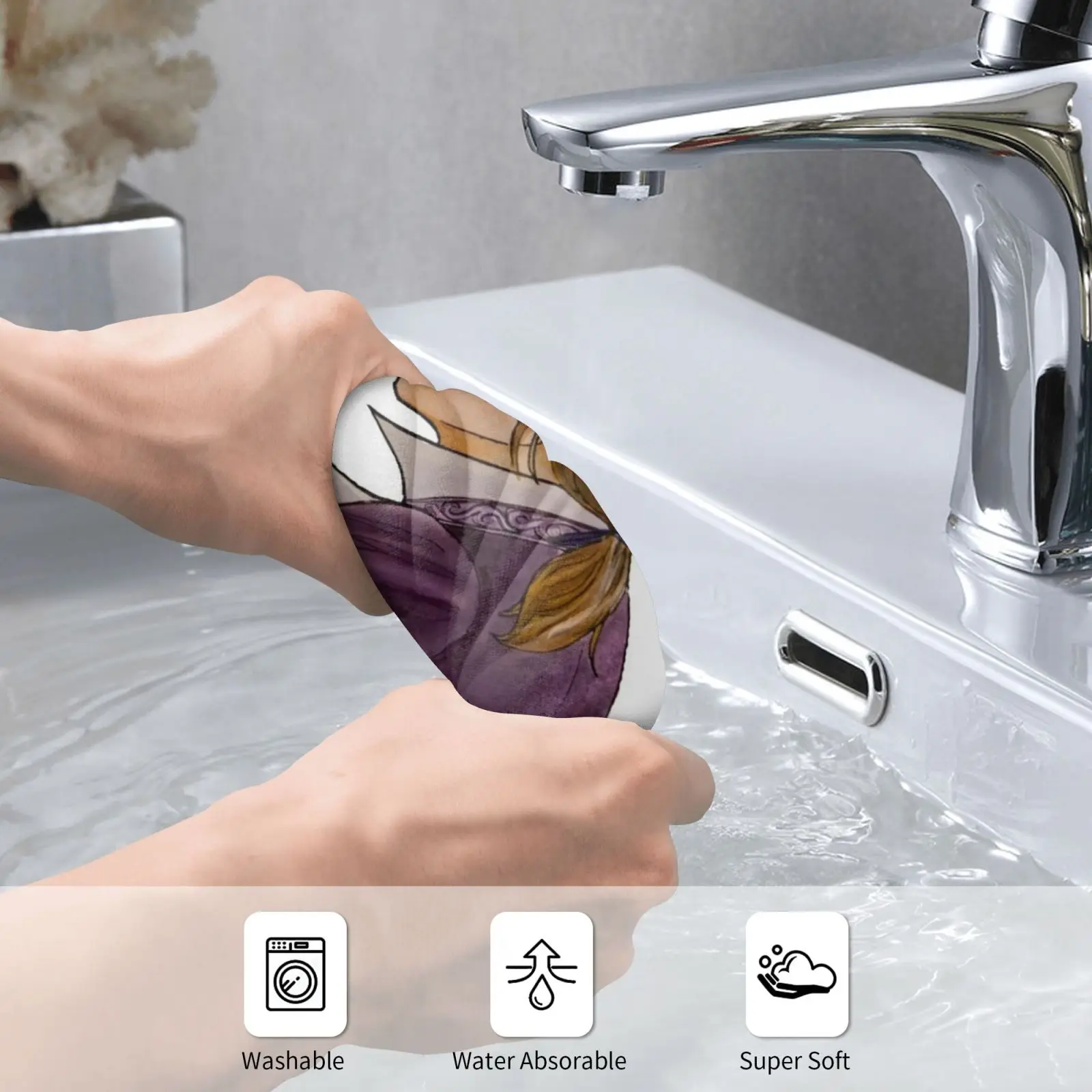 El Beso De Julieta (حلوى الحلوى) منشفة الشاطئ سريعة الجفاف جودة منشفة مانغا أنيمي كاندي كاندي روميو جولييتا #2