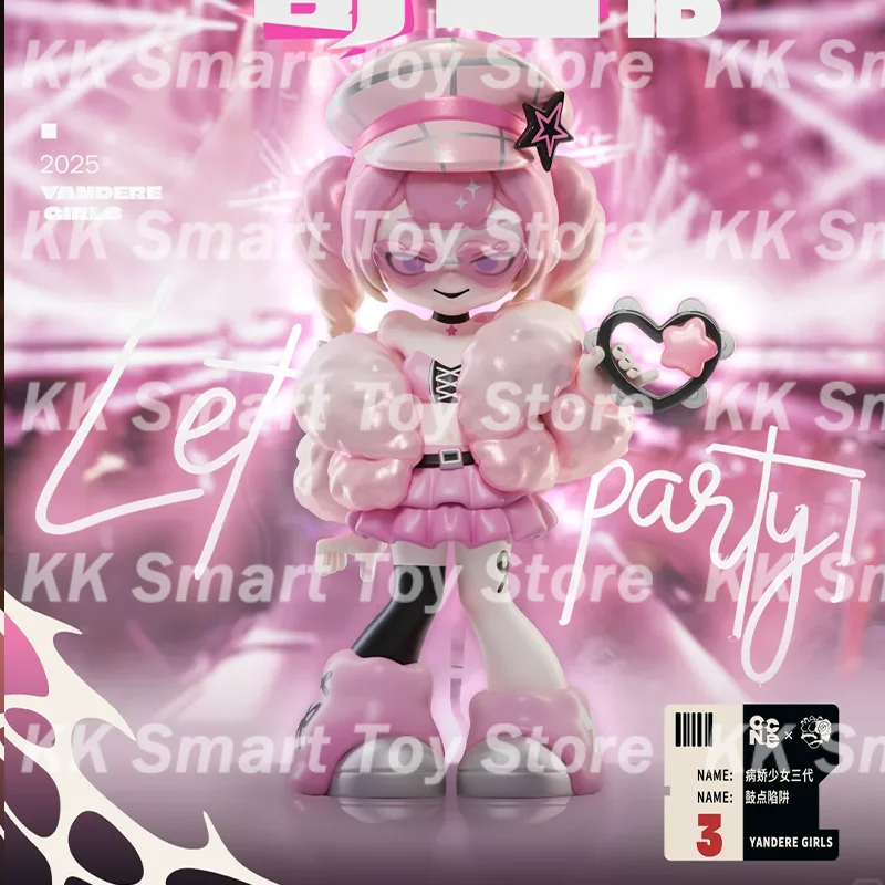 Nova yandere meninas parasita id série v3 caixa cega estatueta bonito estilo escuro decoração de mesa moda caixa mistério presentes brinquedos