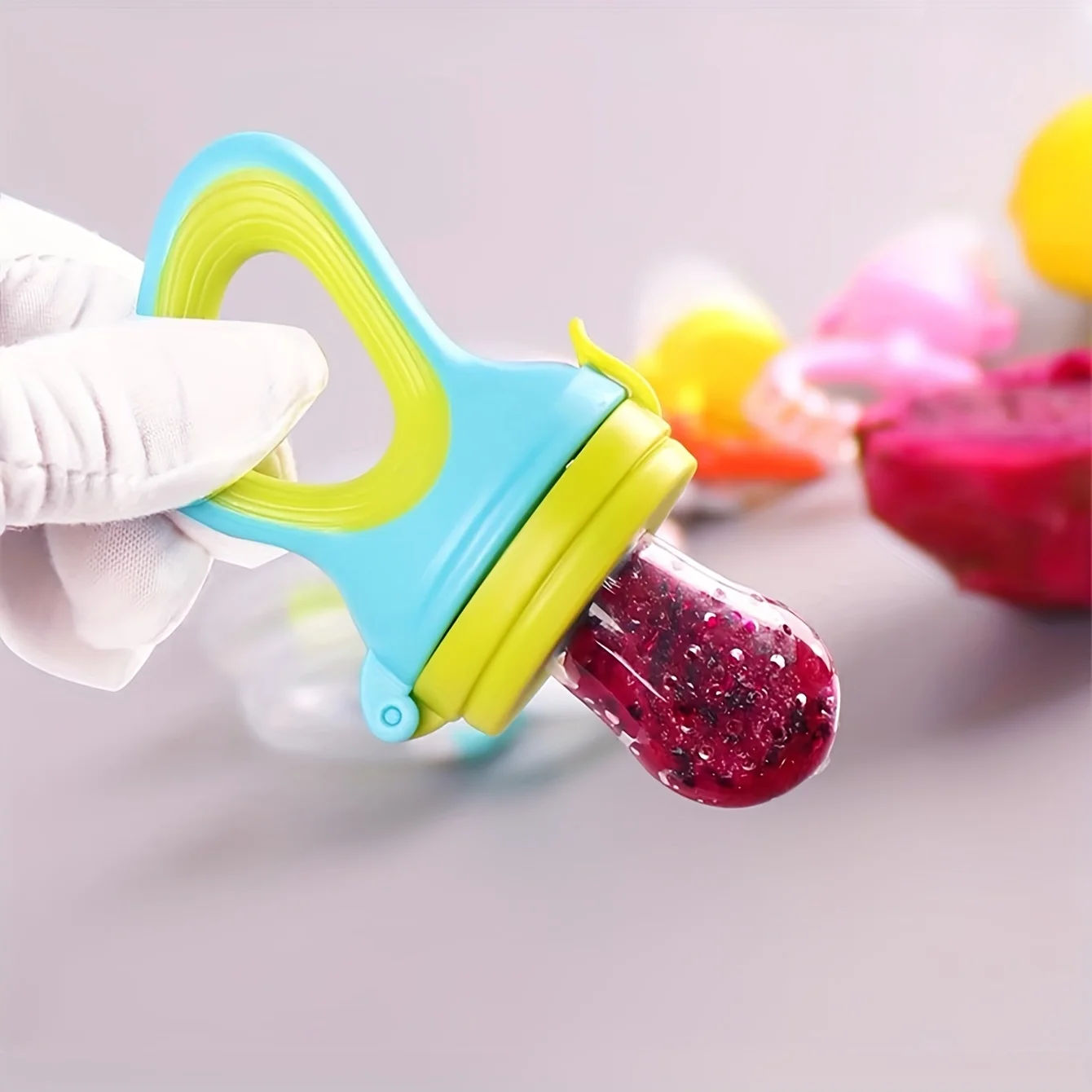 4pcs/1pc Baby Fruit Feeder, Fresh Food Feeder, Kids Feeding Cutlery