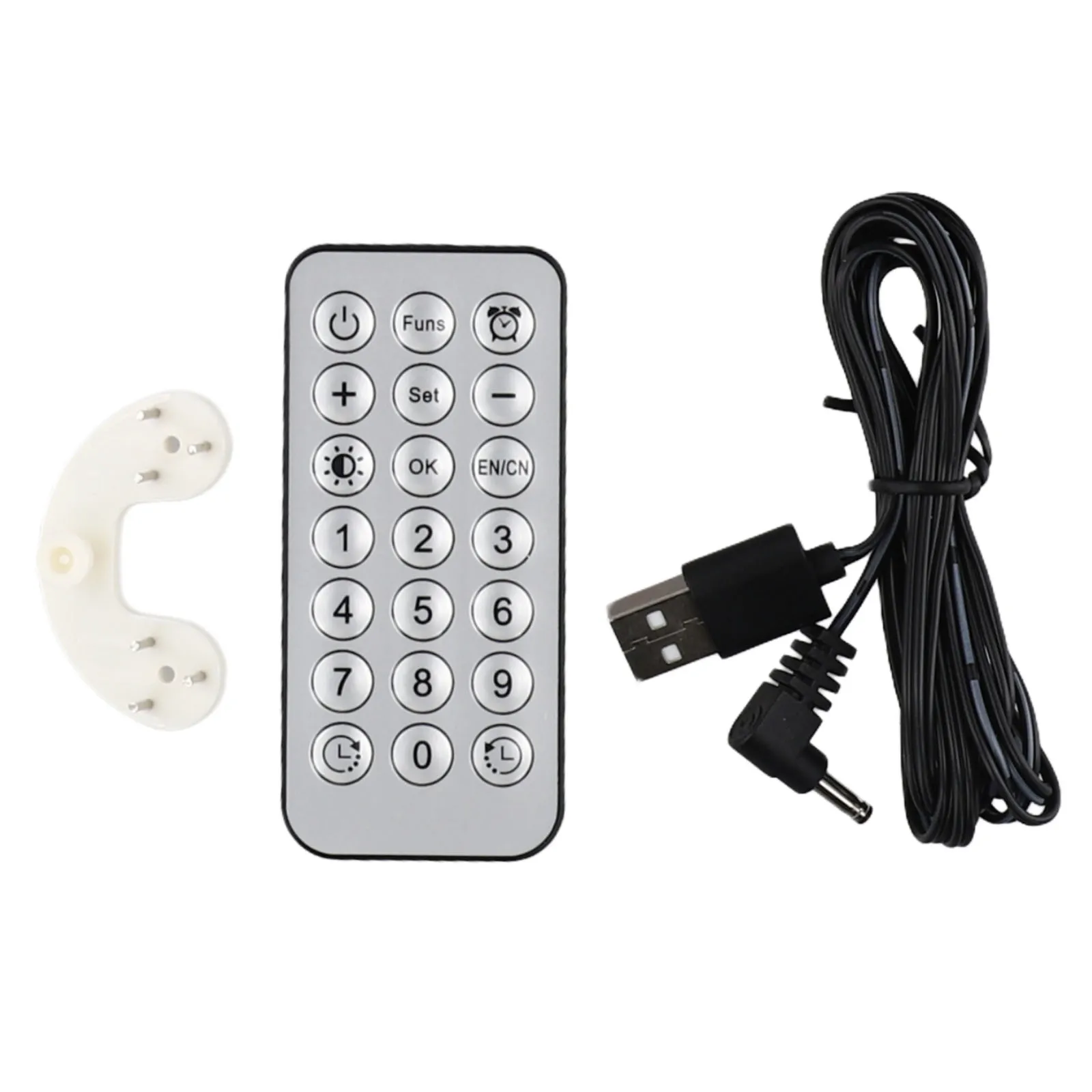Room Desktop Clock LED Wall Clock Bedroom Adjustable Brightness Alarm Clock for countdown Day for countdown Day Of The Week