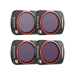 Freewell 4 Pcs Magnetic ND/PL Filter for DJI Osmo Pocket 4 / Pocket 3 Camera Effortless Installation, Photography Accessories