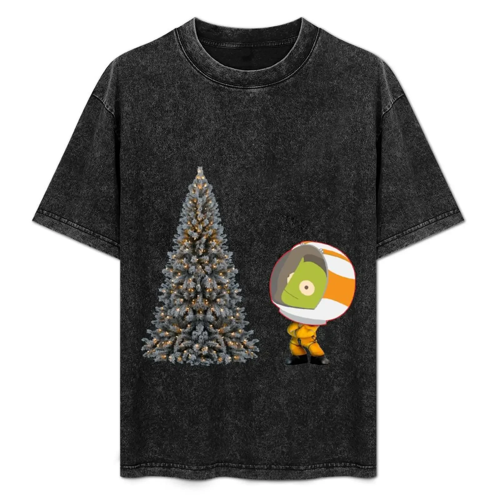 

hello Christmas , merry Christmas , kerbal spacecraft program , new Year gift T-Shirt Basic Short Sleeve Cotton Blend T-Shirt