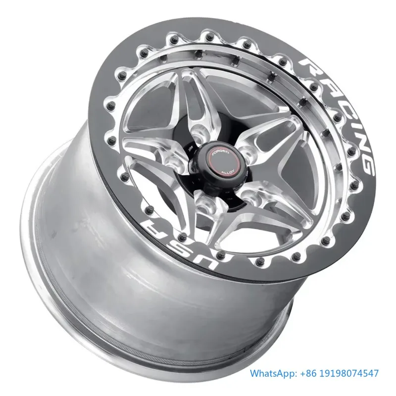 

Custom 5 Holes Aluminium Alloy Multi PCD Rims 17 18 19 20 24 Inch 4x4 Beadlock Forged Wheels for Offroad Passenger Car